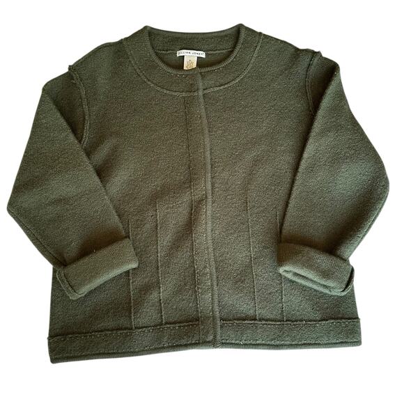 Womens Sweater Size XL Green Wool Classic Timeless Outdoors Preppy Earthy Hiking - Picture 1 of 6